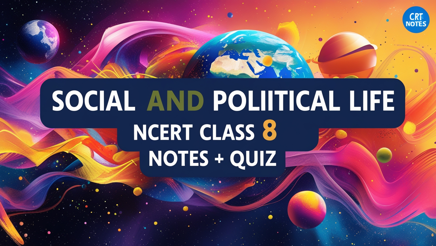 Social and Political Life | Class 8 | NCERT | Notes + Quiz