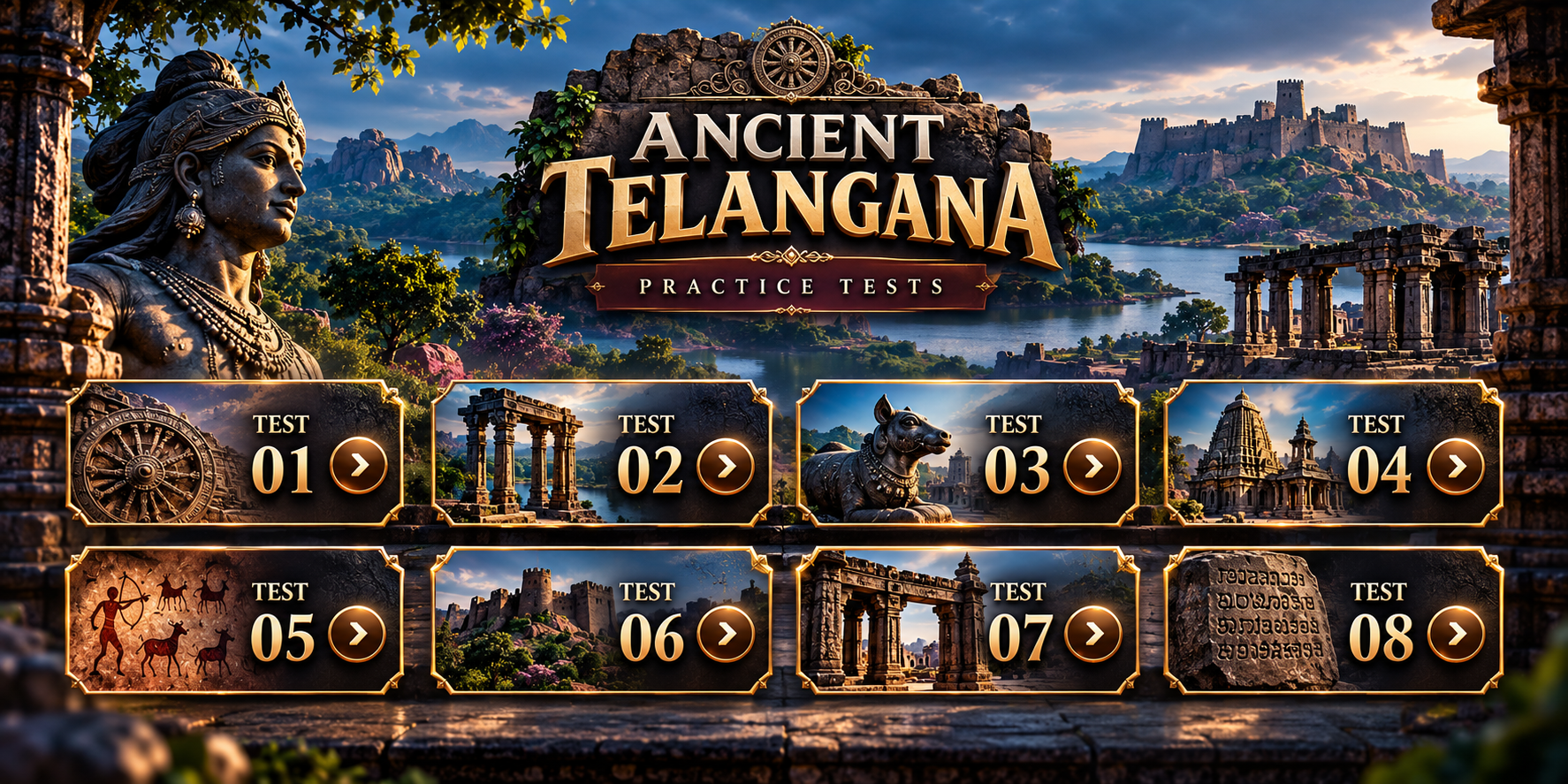 Ancient Telangana Practice Tests
